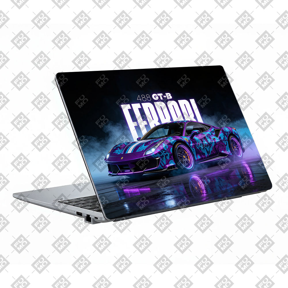 Psycho Drive Ferrari 488 Asus ExpertBook P1503 Laptop Skin