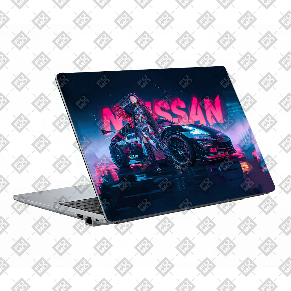 Neon Bloom Nezuko Racer Asus ExpertBook P1503 Laptop Skin