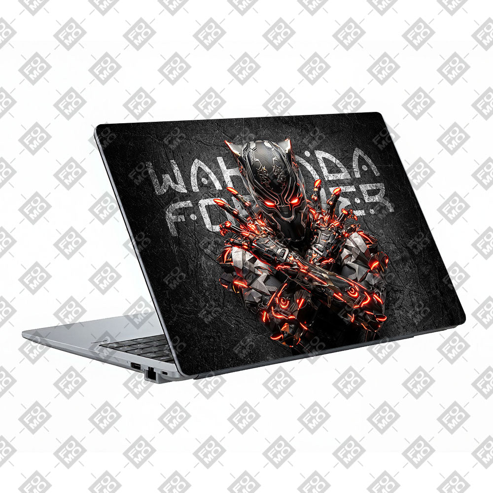 Black Panther Glowing Fury Asus ExpertBook P1503 Laptop Skin