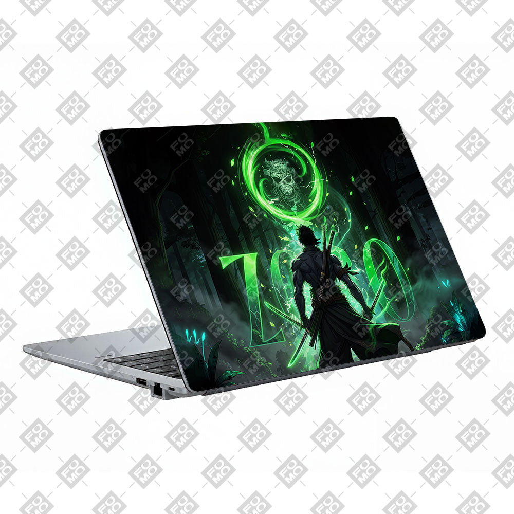 Zoro Green Aura Asus ExpertBook P1503 Laptop Skin