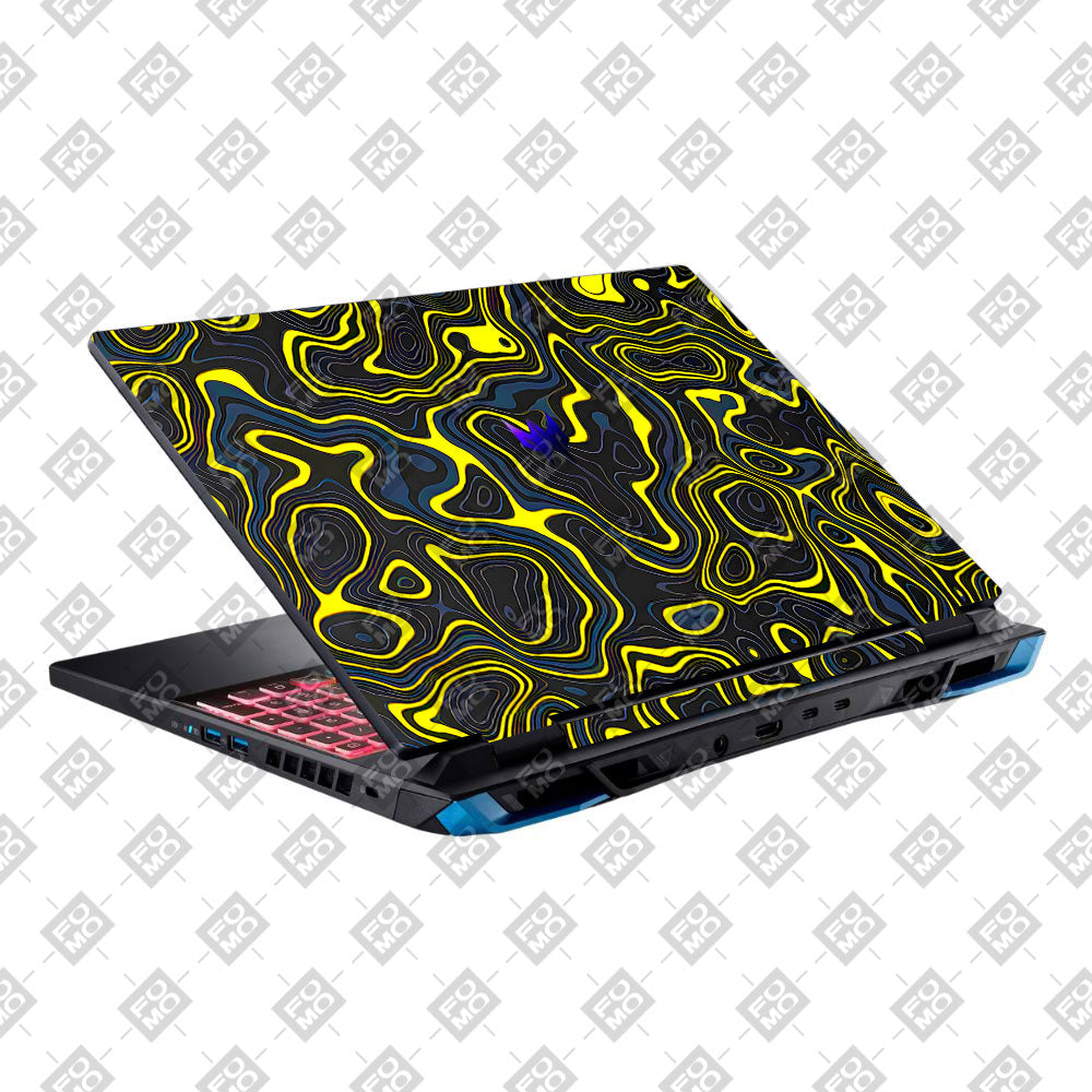 Neon Lava Contours Acer Predator Helios Neo 16 N22Q22B Laptop Skin