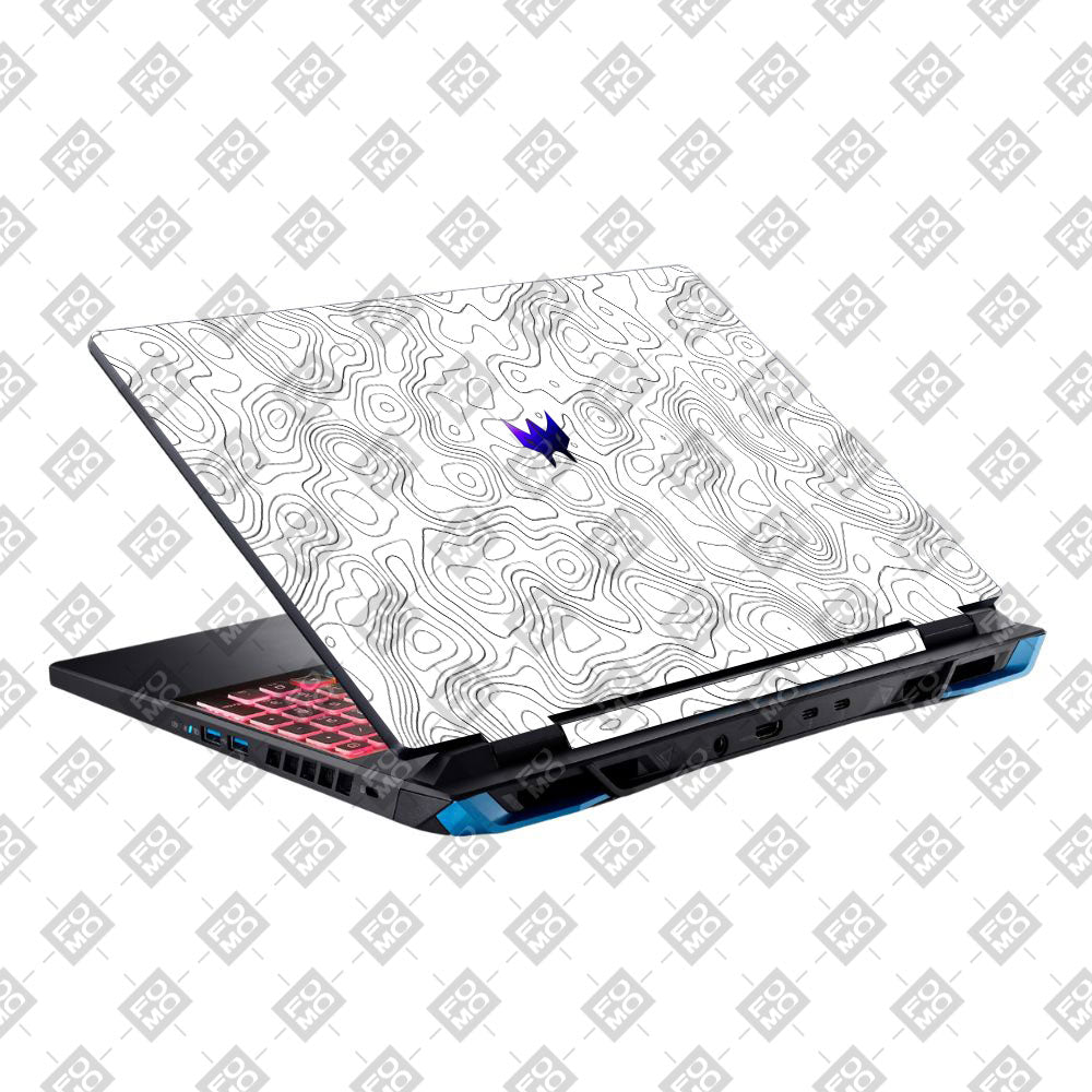 White Contour Design Acer Predator Helios Neo 16 N22Q22B Laptop Skin