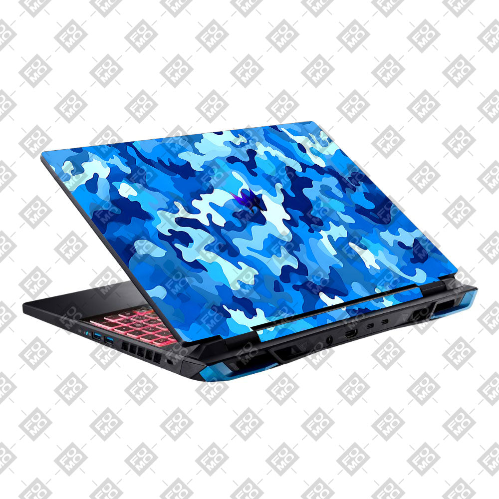 Arctic Blue Camo Pattern Acer Predator Helios Neo 16 N22Q22B Laptop Skin