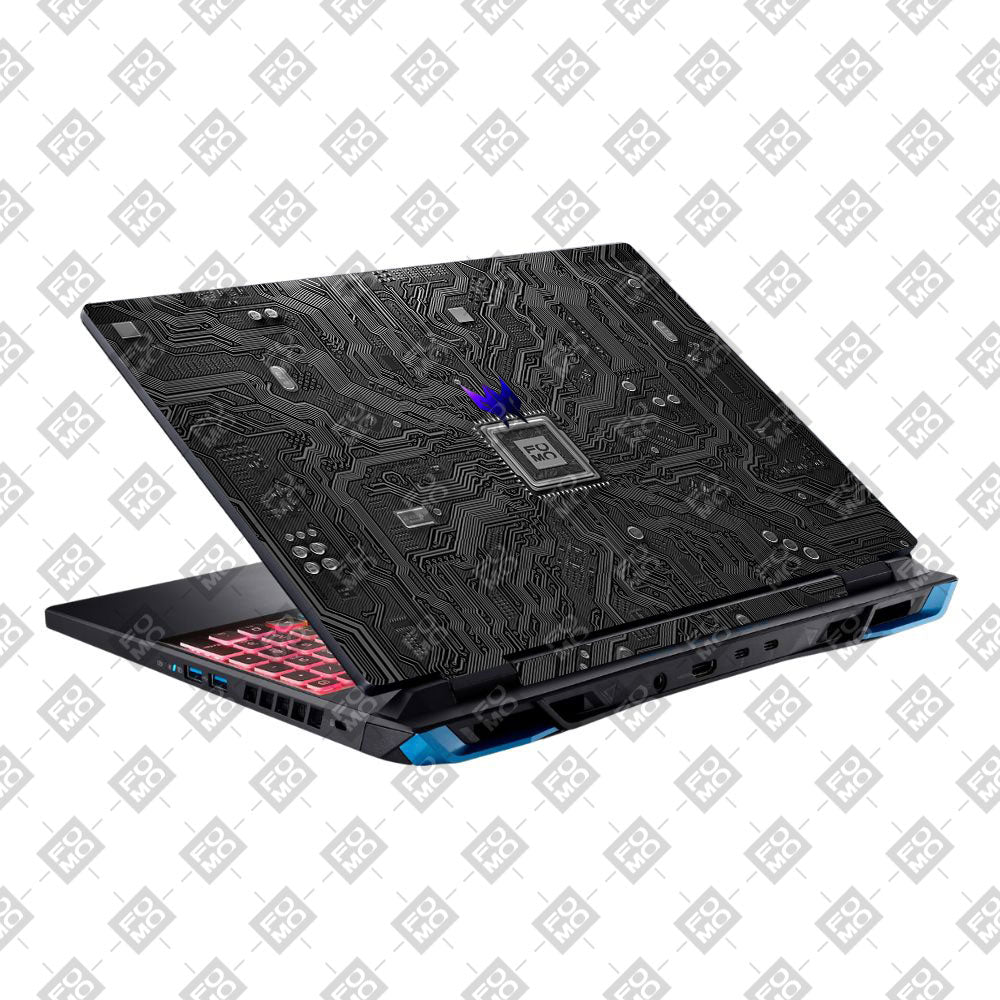 FOMO Circuit Dark Mode Acer Predator Helios Neo 16 N22Q22B Laptop Skin