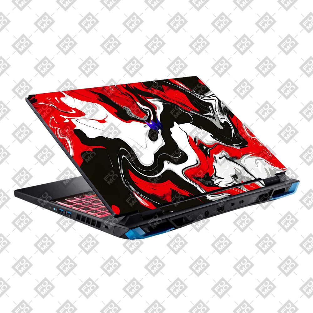 Red and White Marble Acer Predator Helios Neo 16 N22Q22B Laptop Skin