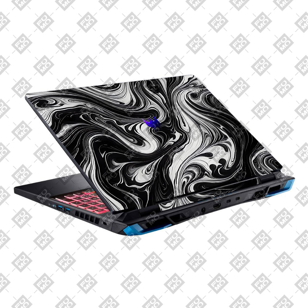 Black and White Marble Acer Predator Helios Neo 16 N22Q22B Laptop Skin