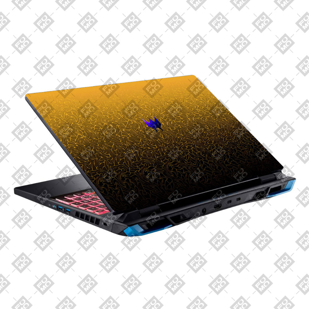 Orange to Black Gradient Acer Predator Helios Neo 16 N22Q22B Laptop Skin