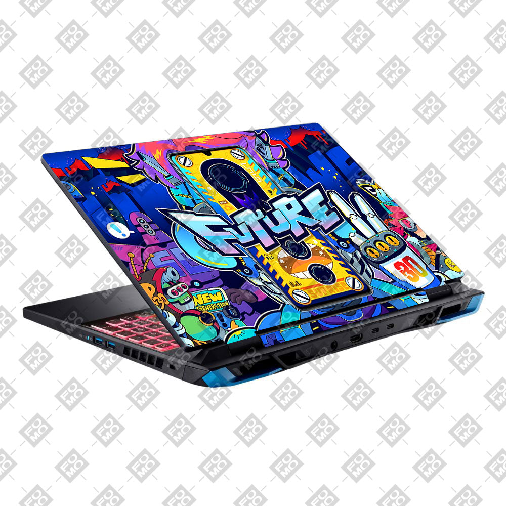 Futuristic Cyberpunk Vision Acer Predator Helios Neo 16 N22Q22B Laptop Skin