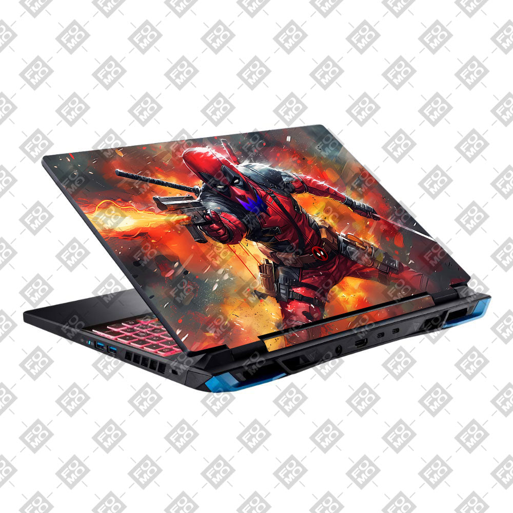 Deadpool in Action Acer Predator Helios Neo 16 N22Q22B Laptop Skin