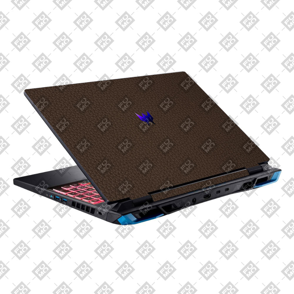 Textured Brown Leather Acer Predator Helios Neo 16 N22Q22B Laptop Skin
