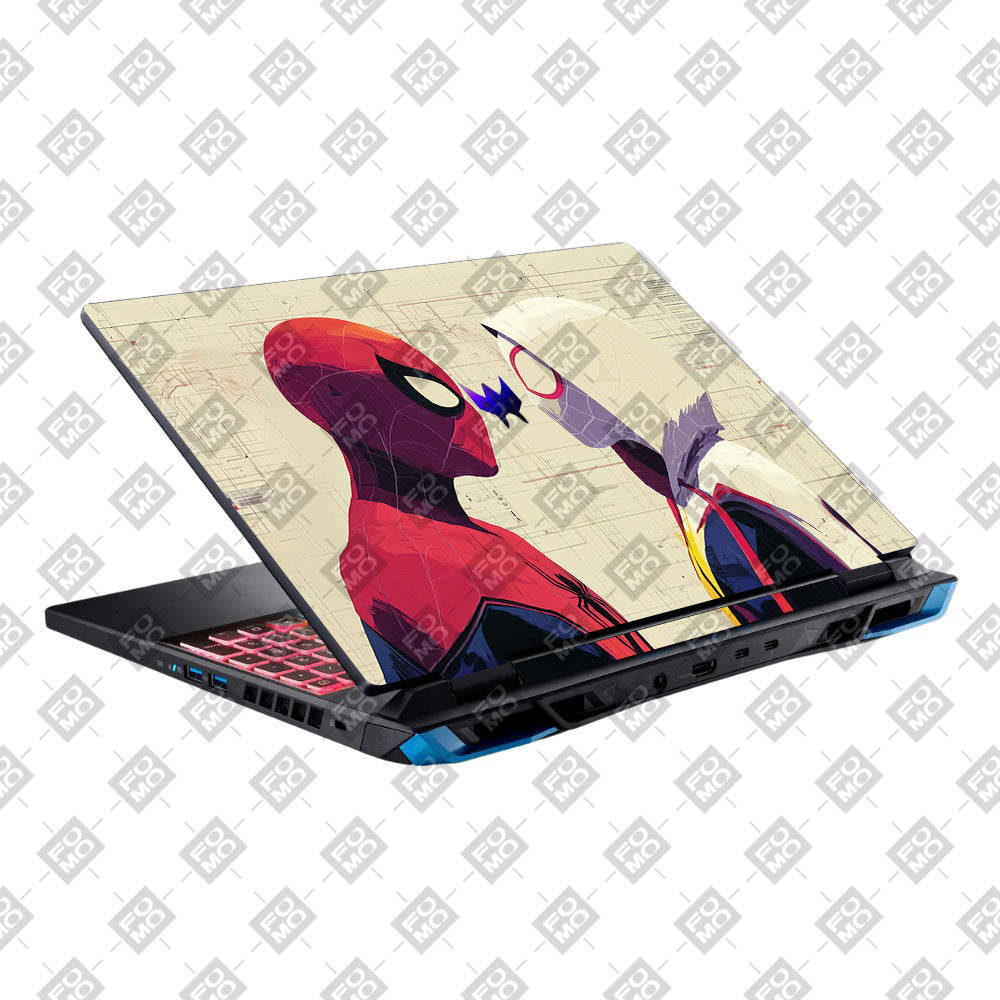 Spider Man X Spider Gwen Acer Predator Helios Neo 16 N22Q22B Laptop Skin