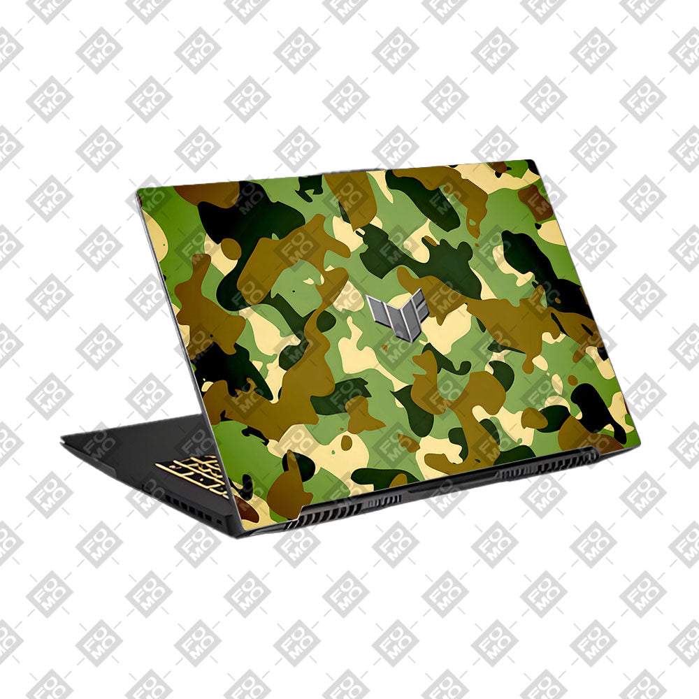 Desert Brown Camo Asus TUF Gaming F17 FX707Z Laptop Skin