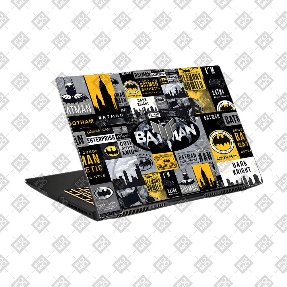 Dark Hero Collage Asus TUF Gaming F17 FX707Z Laptop Skin