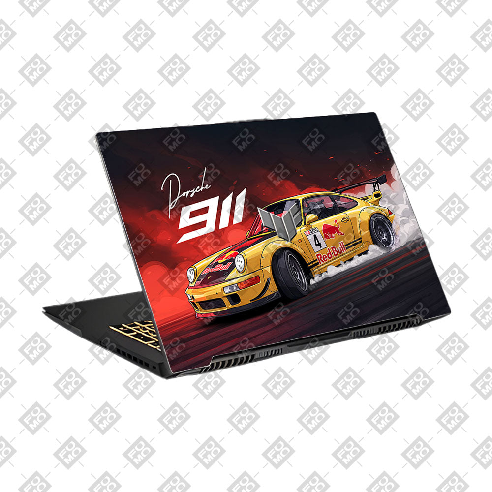 Porsche 911 Red Bull Classic Racer Asus TUF Gaming F17 FX707Z Laptop Skin