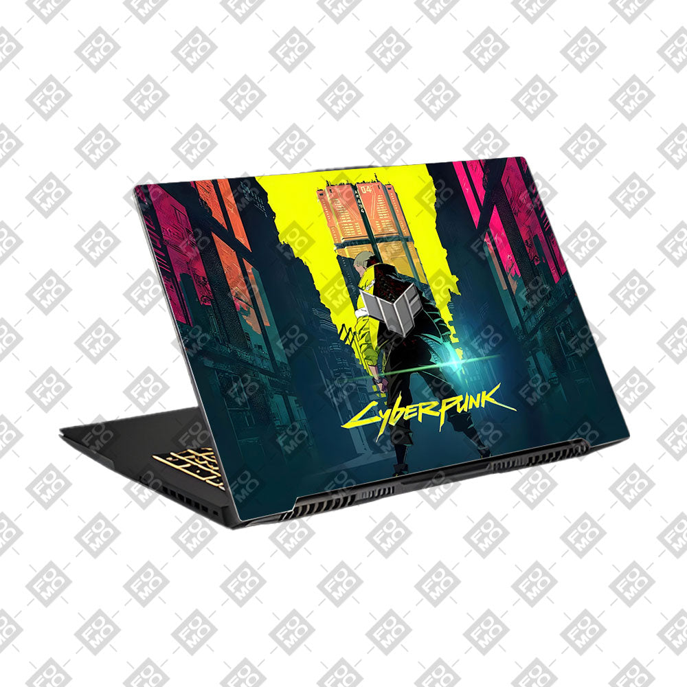 Cyberpunk Uprising Asus TUF Gaming F17 FX707Z Laptop Skin