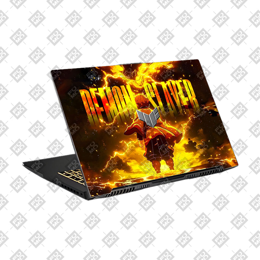 Zenitsu Lightning Strike Asus TUF Gaming F17 FX707Z Laptop Skin