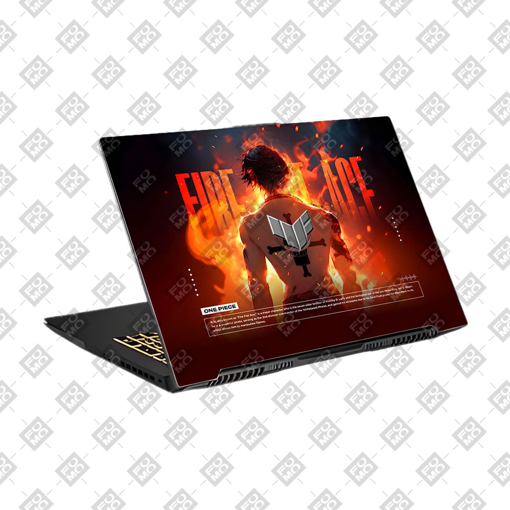 Anime Fire Pirate Asus TUF Gaming F17 FX707Z Laptop Skin