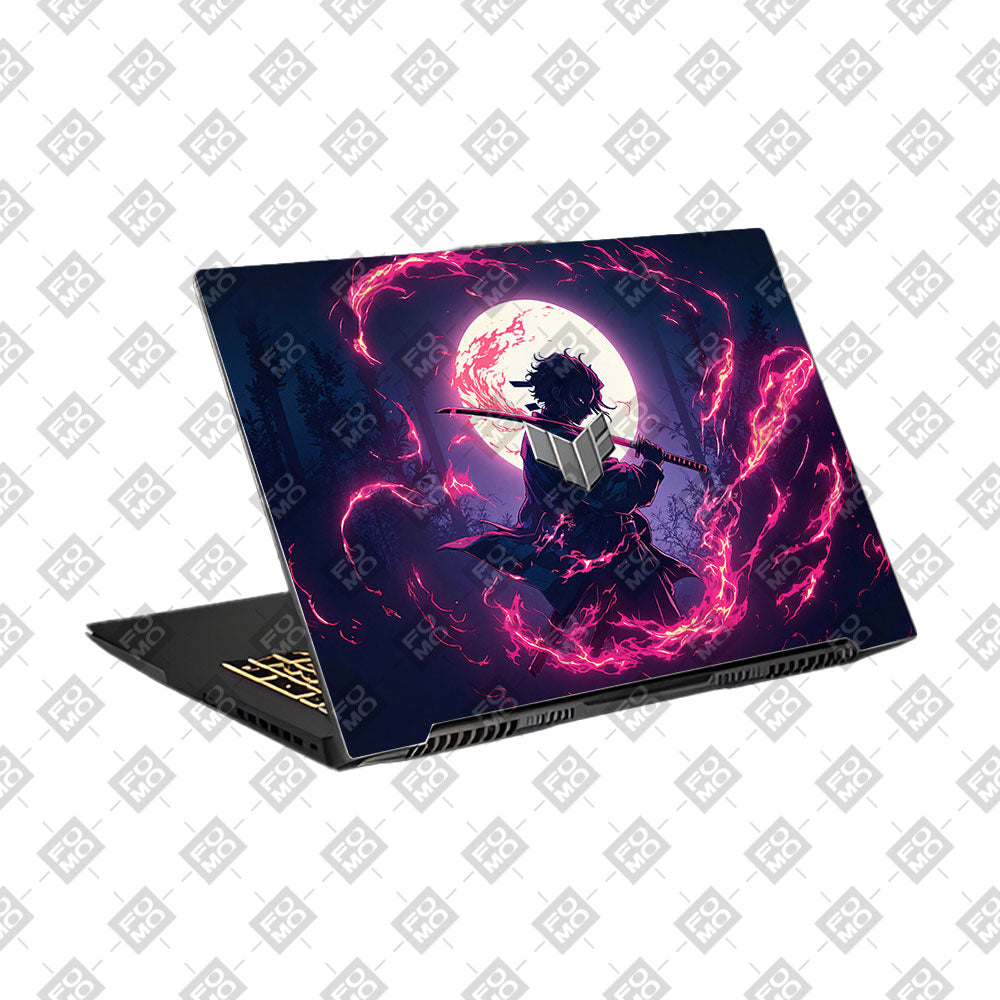 Tanjiro's Flame of Ember Asus TUF Gaming F17 FX707Z Laptop Skin