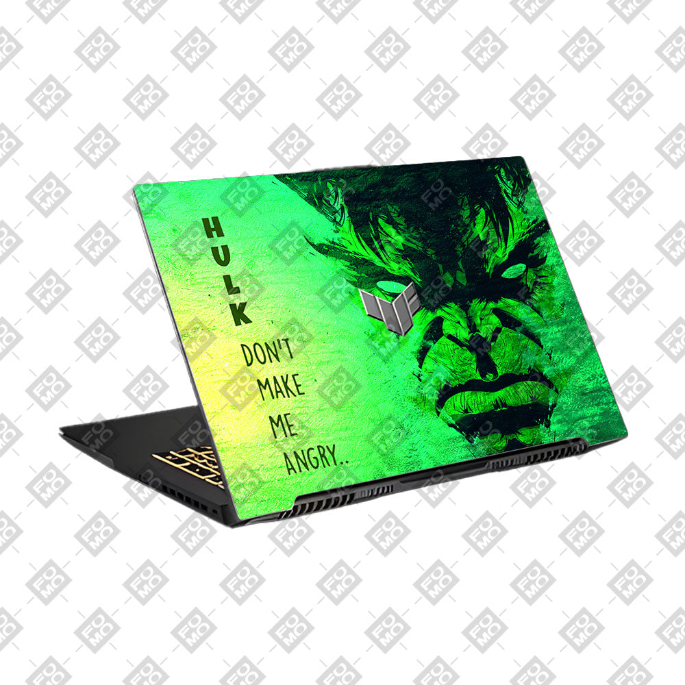 Green Comic Titan Asus TUF Gaming F17 FX707Z Laptop Skin