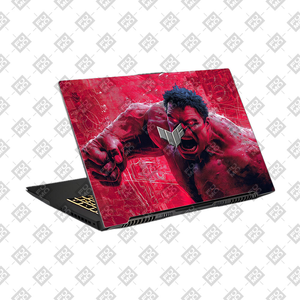 Red Comic Giant Asus TUF Gaming F17 FX707Z Laptop Skin