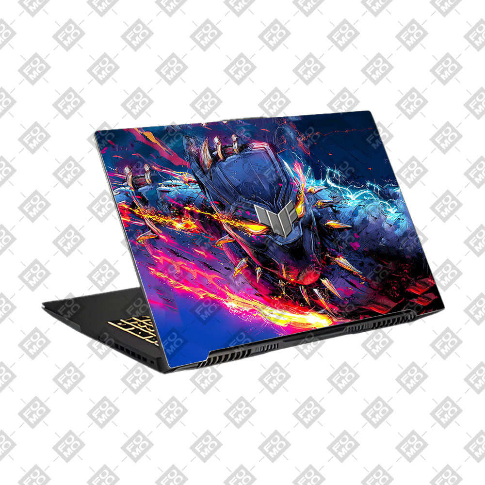 Vibranium Fury Wakandan Charge Asus TUF Gaming F17 FX707Z Laptop Skin