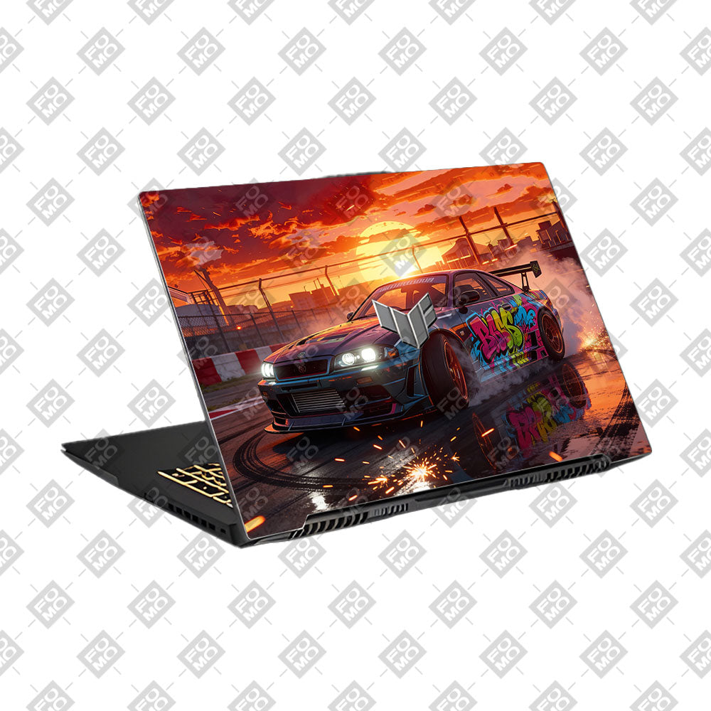 Tokyo Drift Vibes Asus TUF Gaming F17 FX707Z Laptop Skin