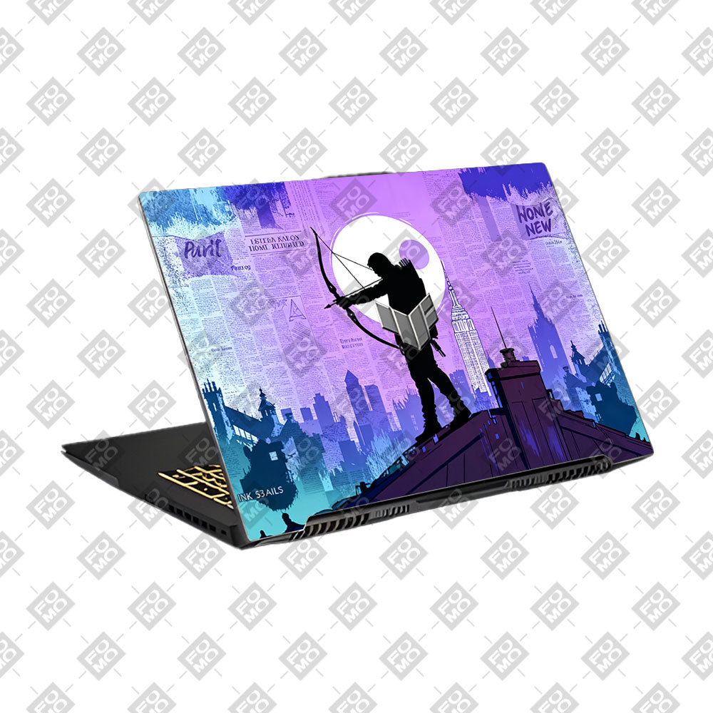 Comic Archer Hero Asus TUF Gaming F17 FX707Z Laptop Skin