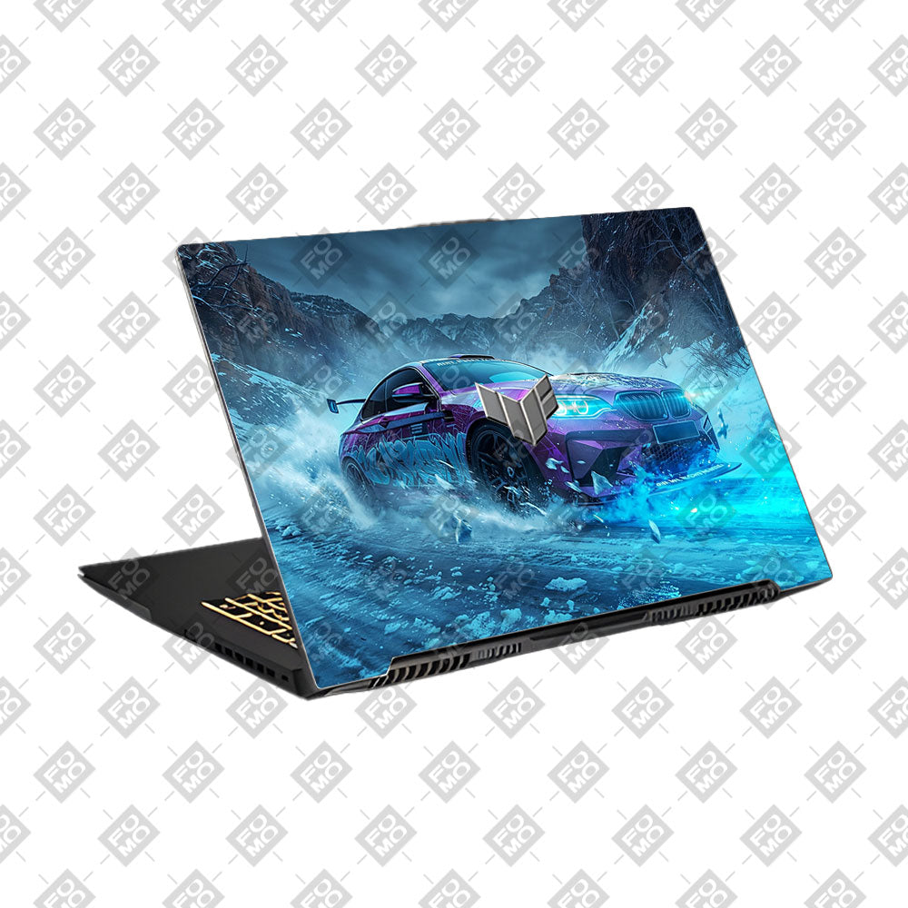Neon Drift Car Asus TUF Gaming F17 FX707Z Laptop Skin