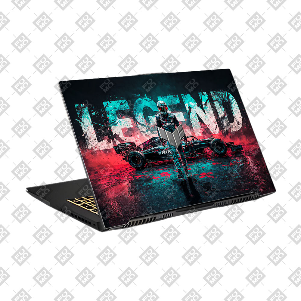 F1 Legend Racer Asus TUF Gaming F17 FX707Z Laptop Skin