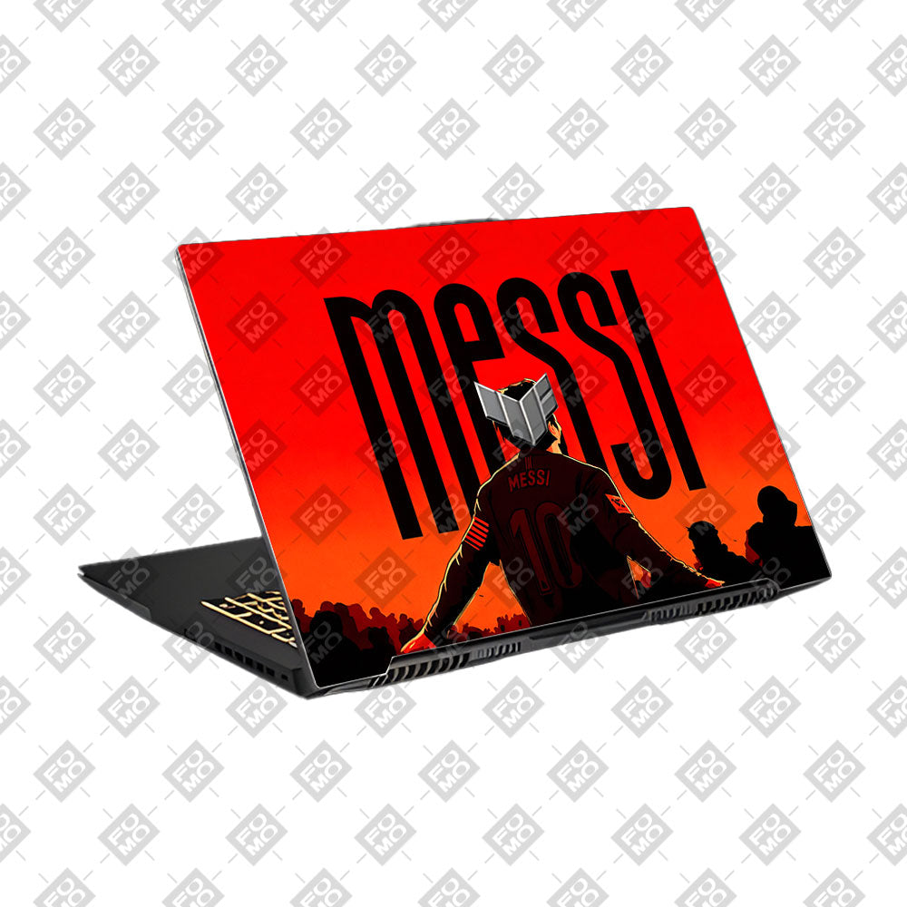 Messi Red Aura Asus TUF Gaming F17 FX707Z Laptop Skin