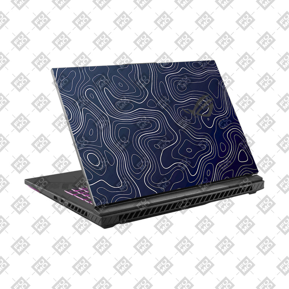 Fluid Lines Design Asus ROG Strix G16 G614 Laptop Skin