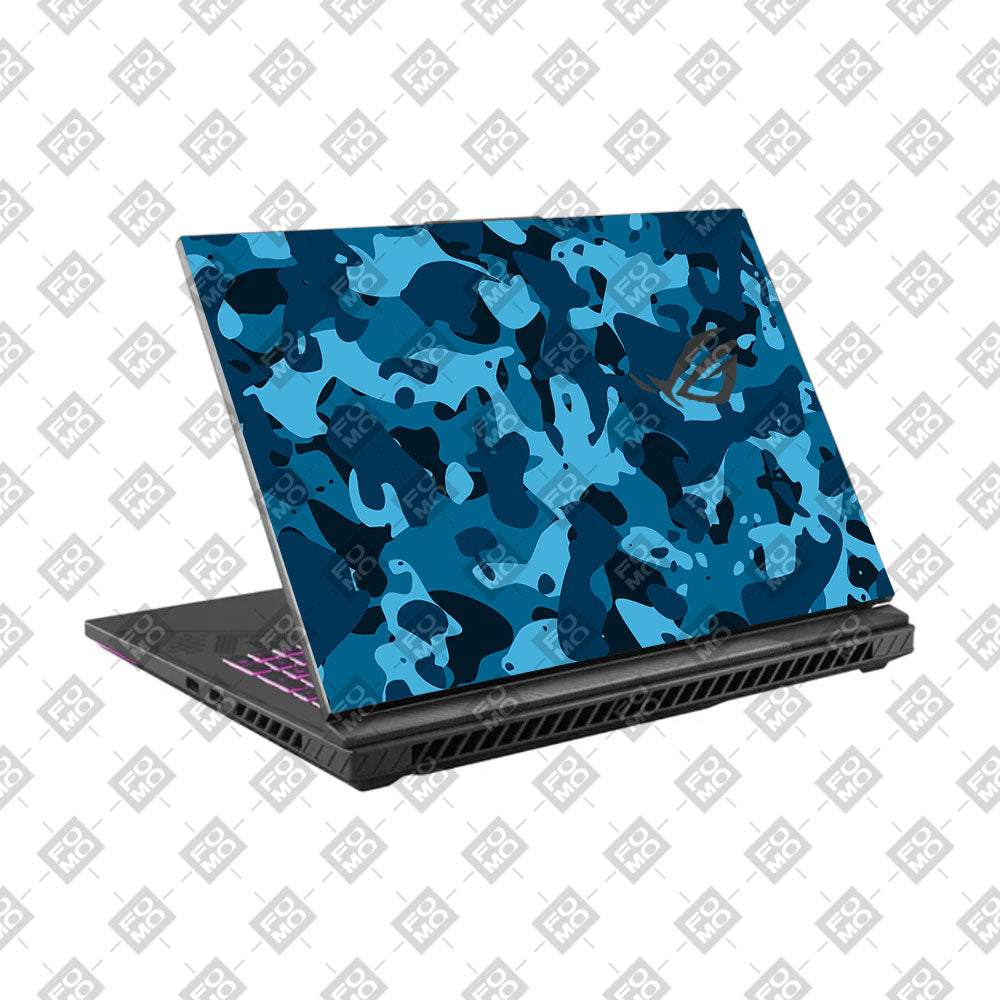 Deep Ocean Camo Asus ROG Strix G16 G614 Laptop Skin