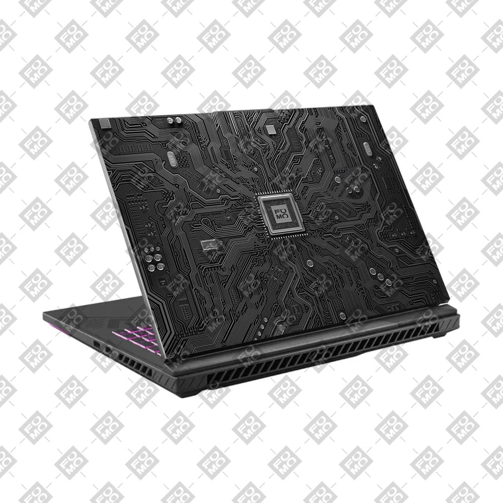 FOMO Circuit Dark Mode Asus ROG Strix G16 G614 Laptop Skin