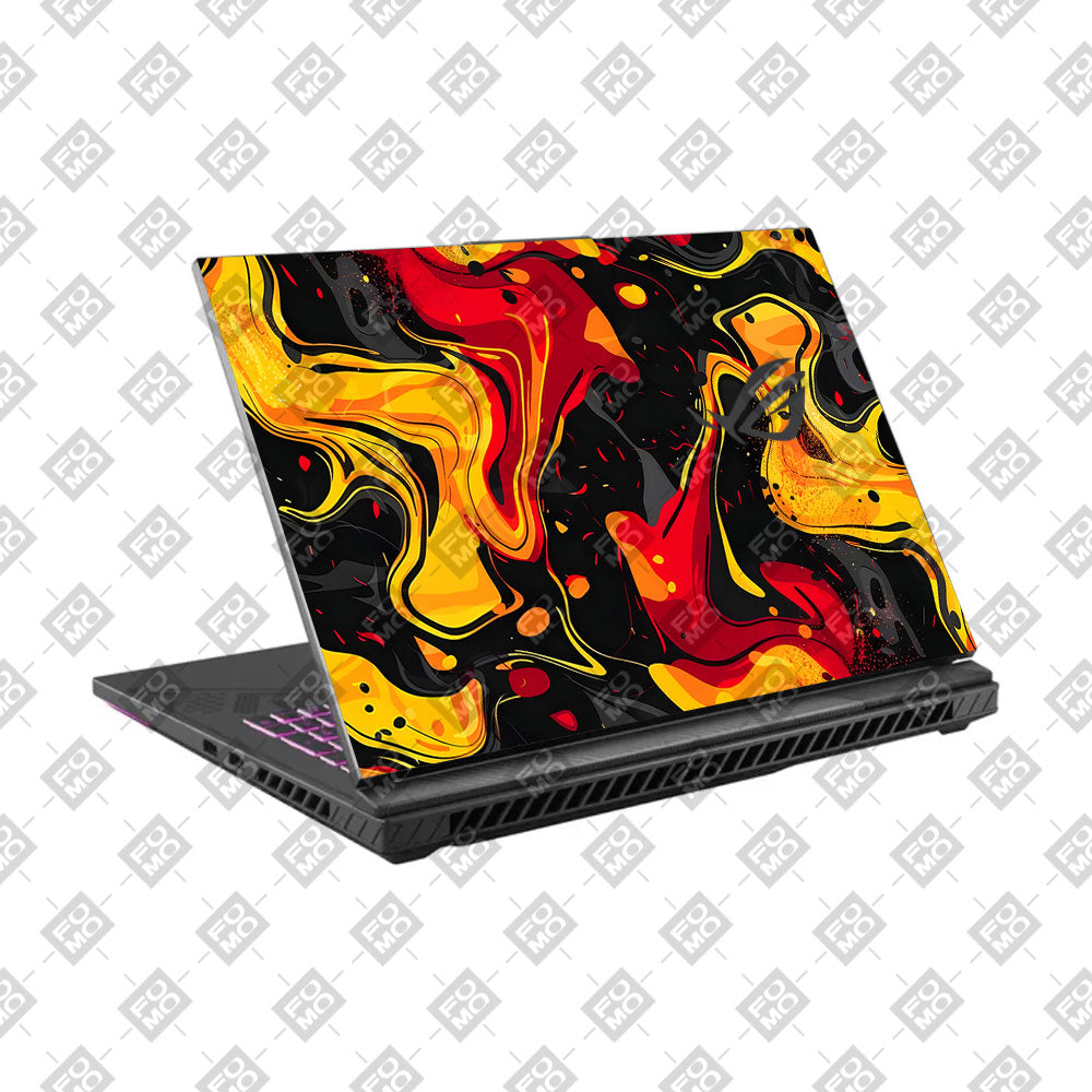 Lava Burst Asus ROG Strix G16 G614 Laptop Skin