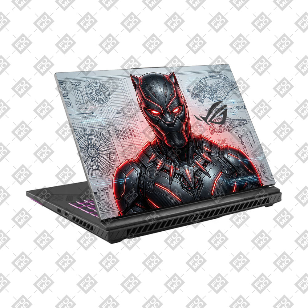 Black Panther Vibranium Tech Asus ROG Strix G16 G614J Laptop Skin