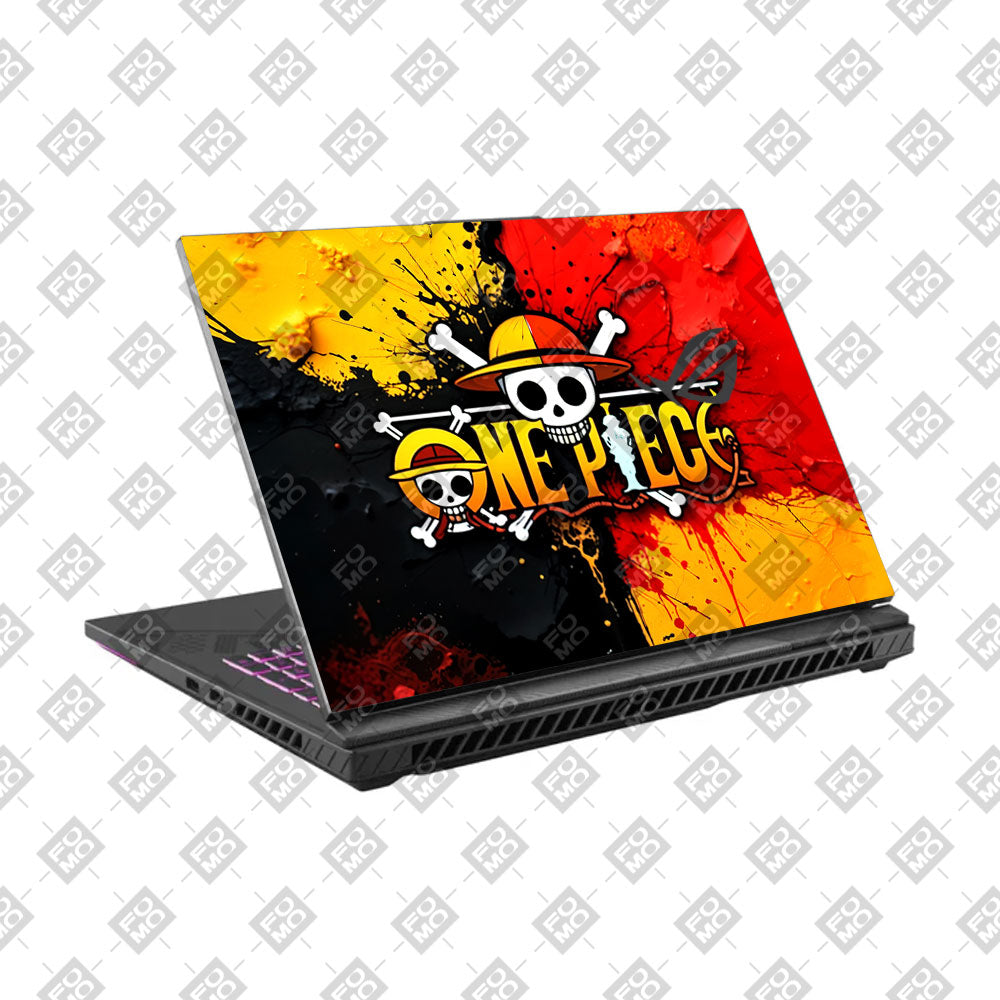 One Piece Paint Splash Asus ROG Strix G16 G614J Laptop Skin