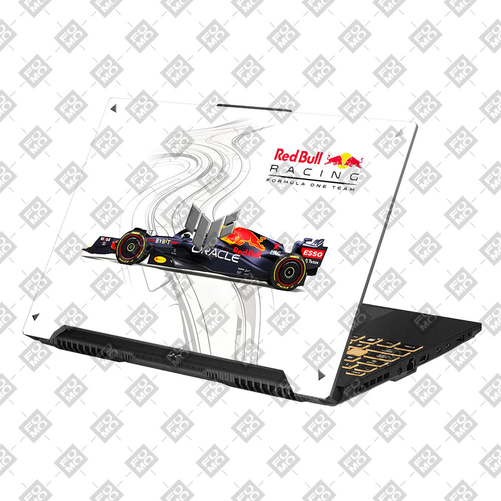 Red Bull Racing in Action Asus TUF Gaming F16 and TUF Gaming A16 Laptop Skin