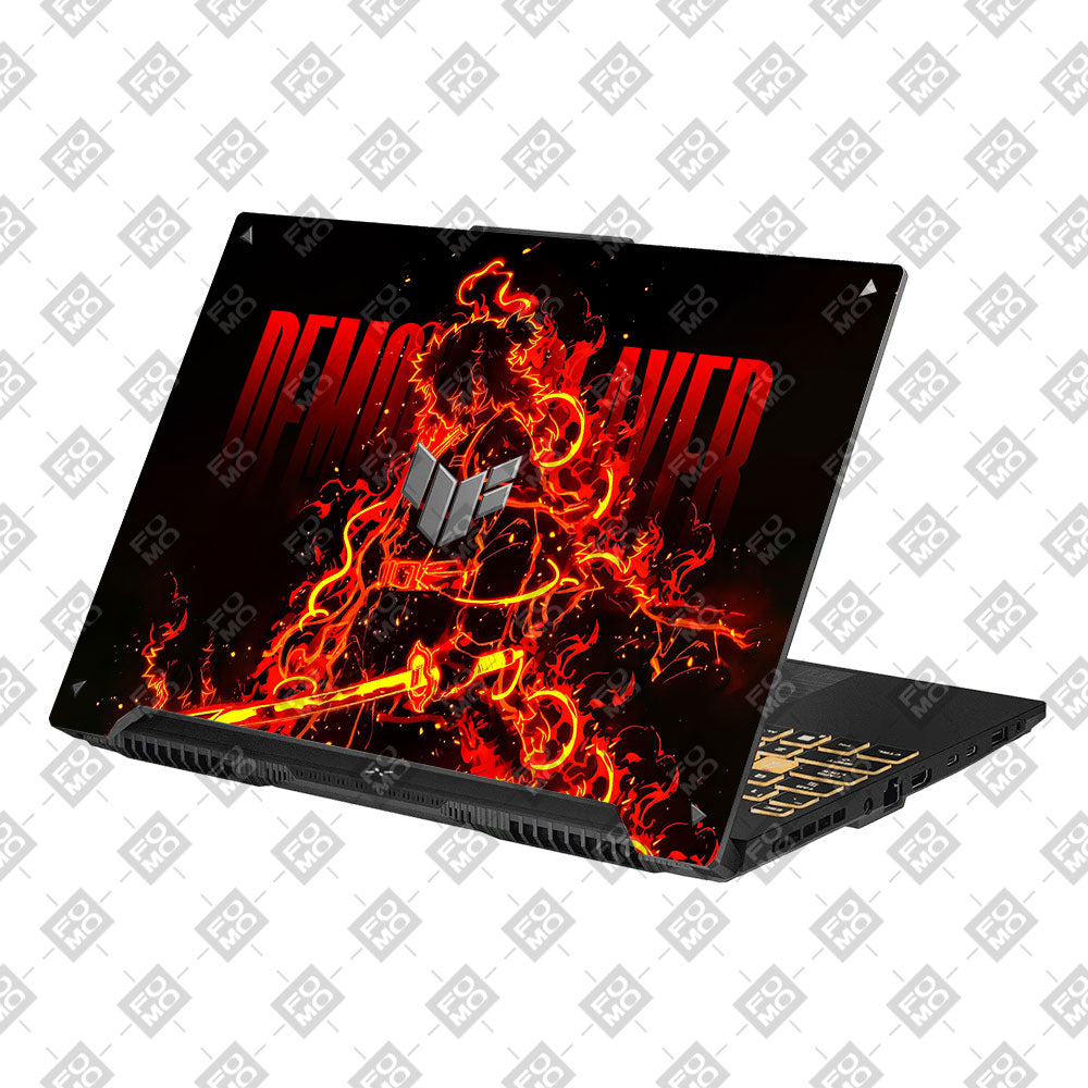 Rengoku Blazing Inferno Asus Gaming V16 V3607 Laptop Skin