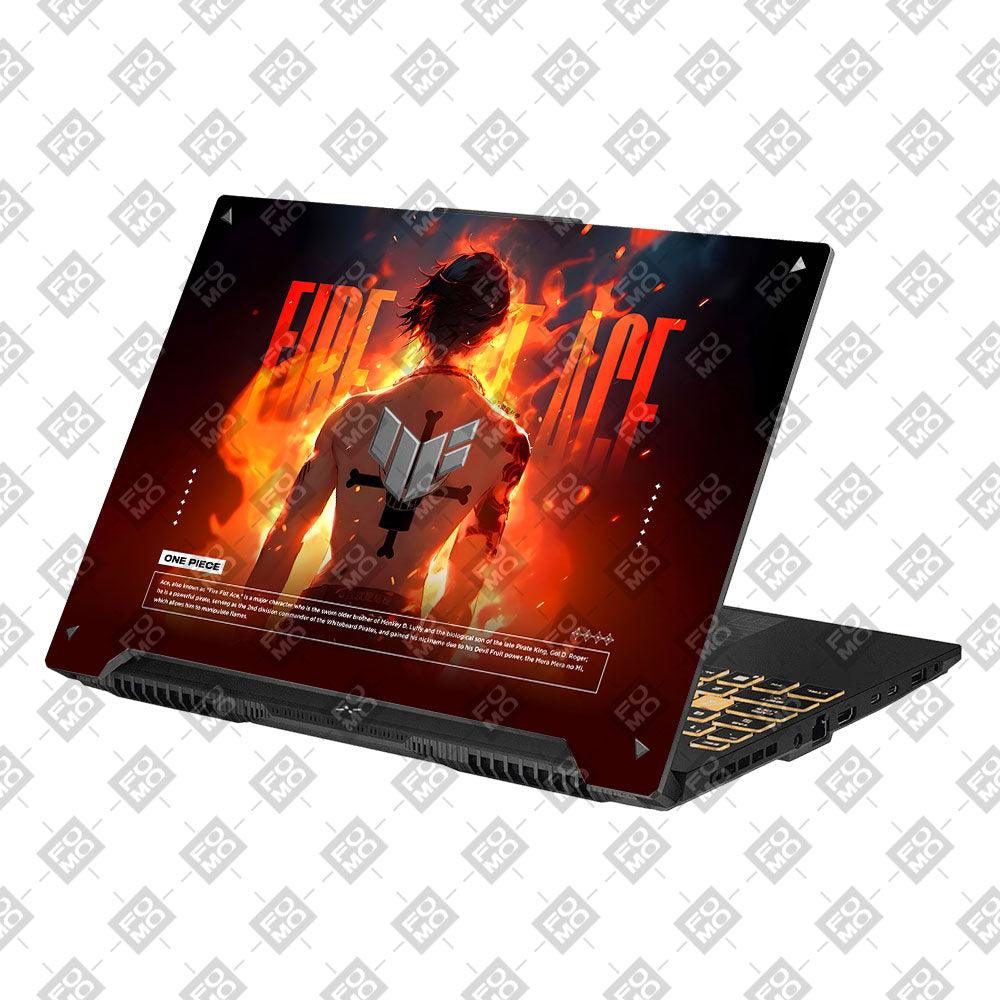 Anime Fire Pirate Asus Gaming V16 V3607 Laptop Skin