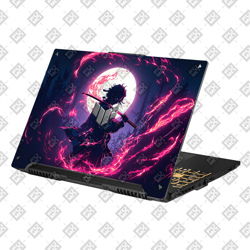 Tanjiro's Flame of Ember Asus Gaming V16 V3607 Laptop Skin