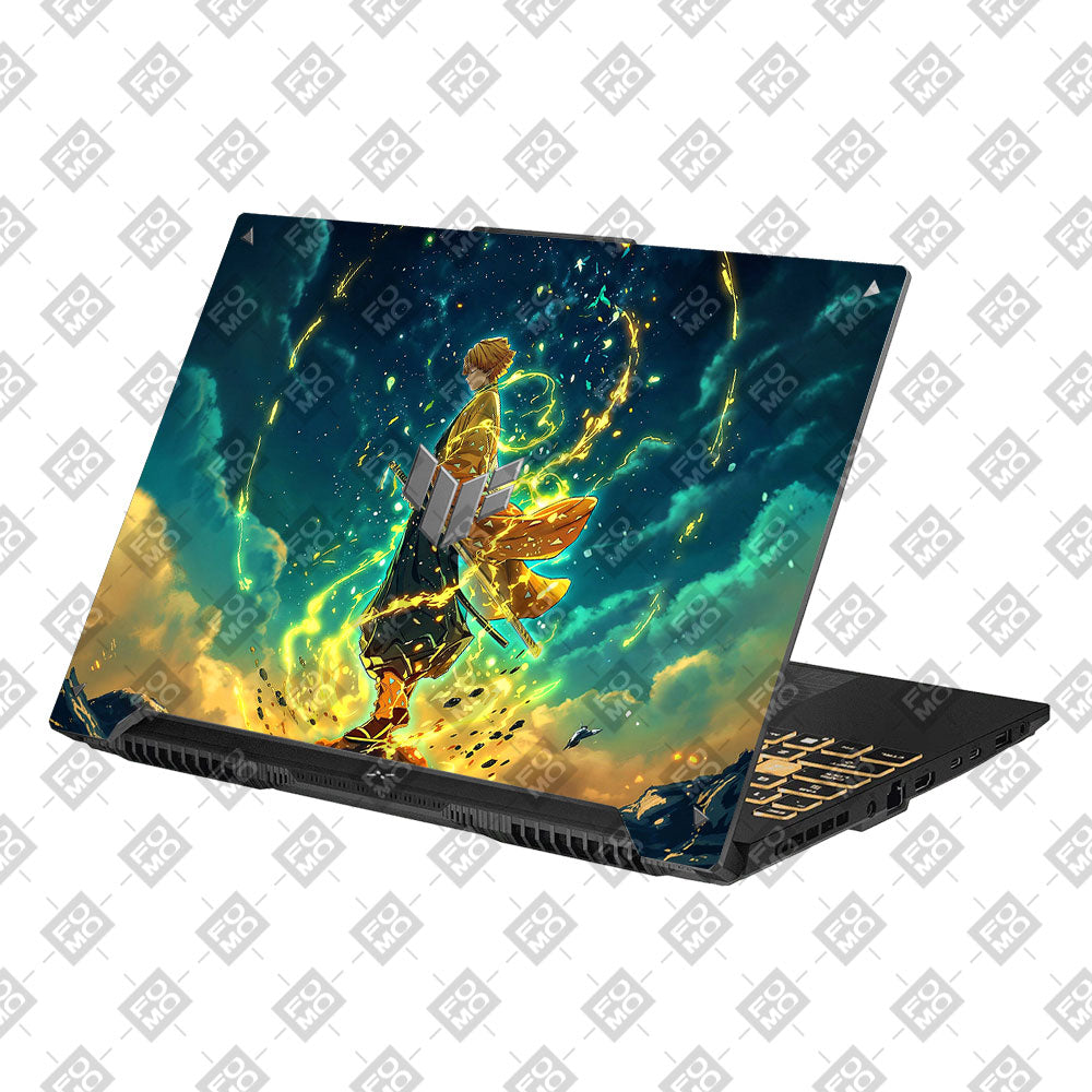 Zenitsu Thunder God Asus Gaming V16 V3607 Laptop Skin