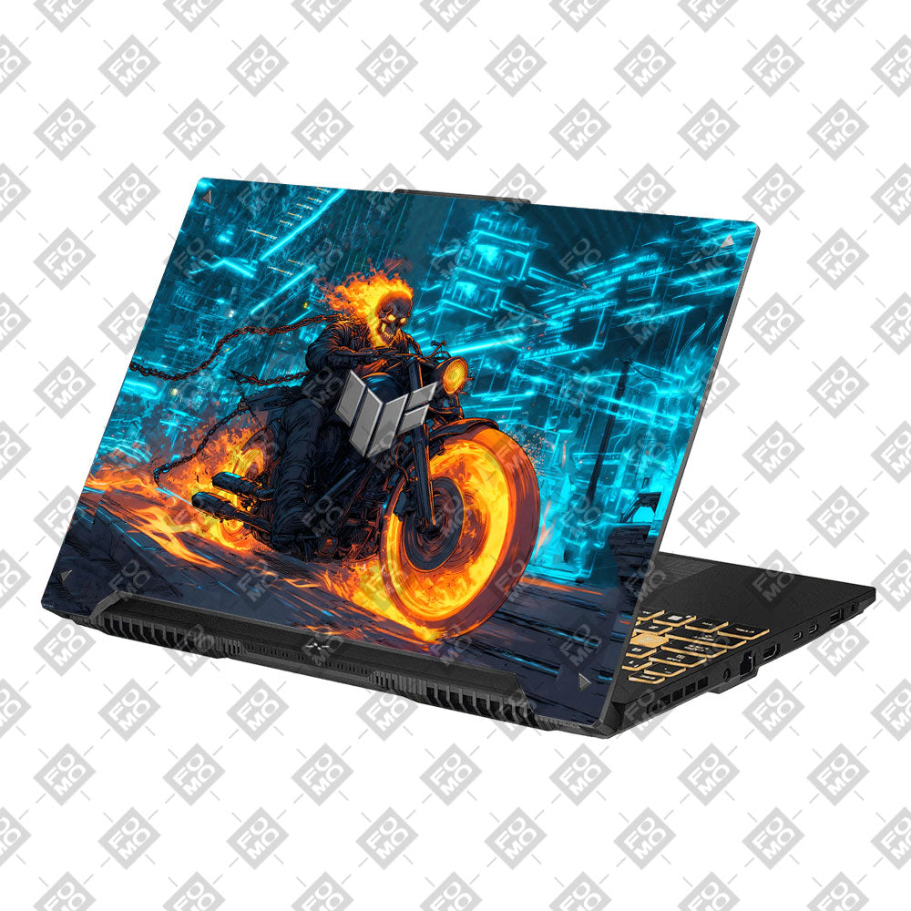 Hellfire Rider Asus Gaming V16 V3607 Laptop Skin