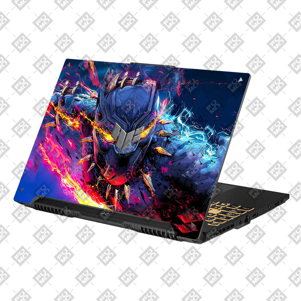 Vibranium Fury Wakandan Charge Asus Gaming V16 V3607 Laptop Skin