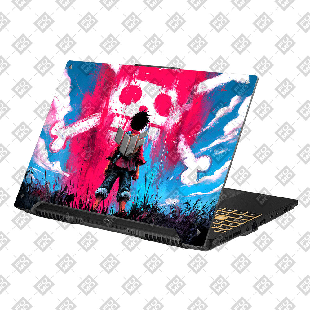 Straw Hat Graffiti One Piece Asus Gaming V16 V3607 Laptop Skin