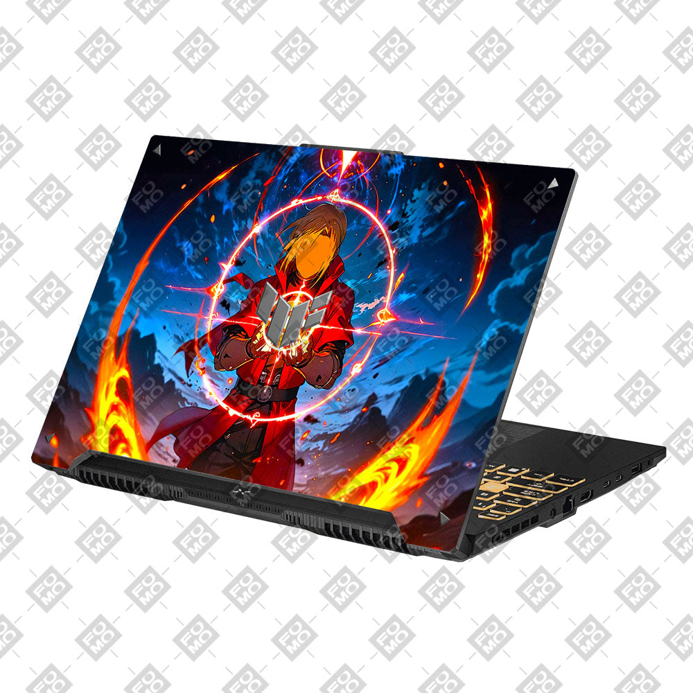 Anime Alchemist Warrior Asus Gaming V16 V3607 Laptop Skin