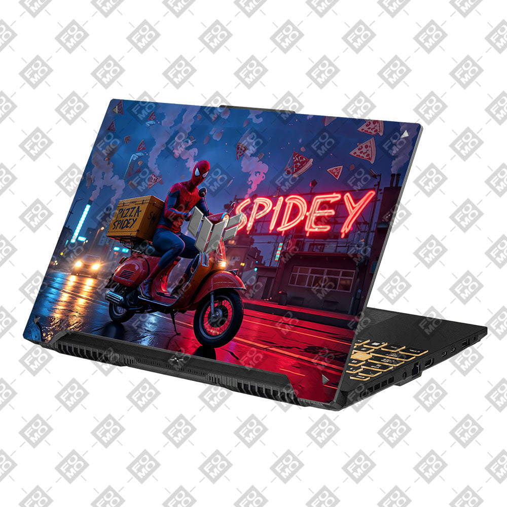 Pizza Spidey Asus Gaming V16 V3607 Laptop Skin