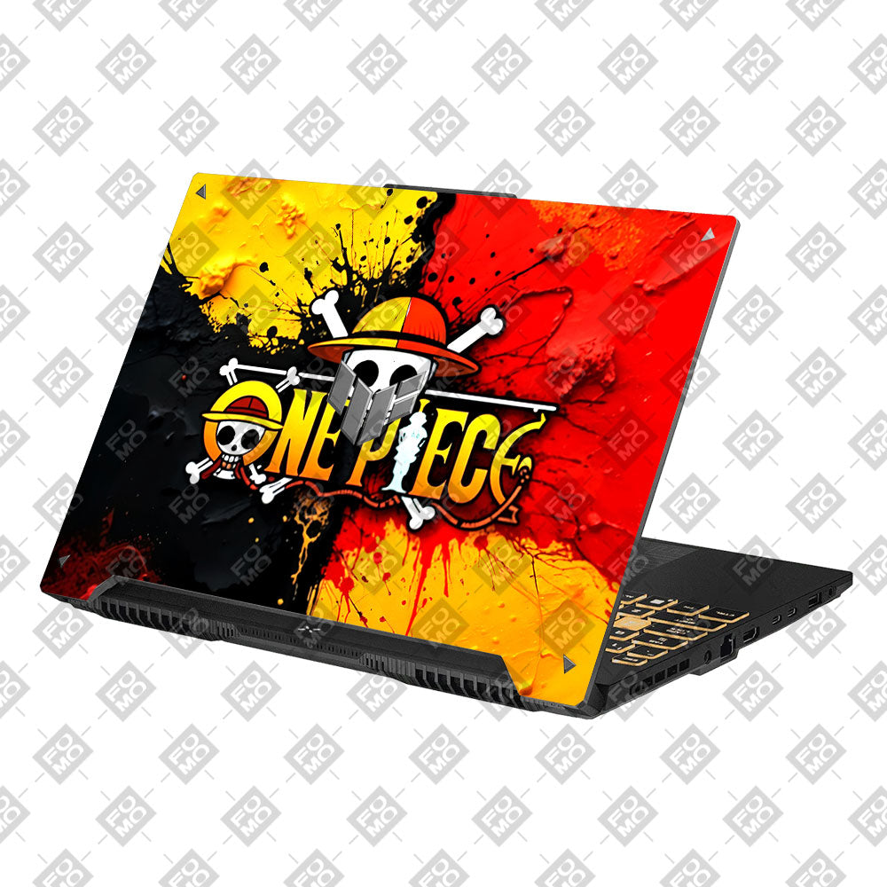 One Piece Paint Splash Asus Gaming V16 V3607 Laptop Skin
