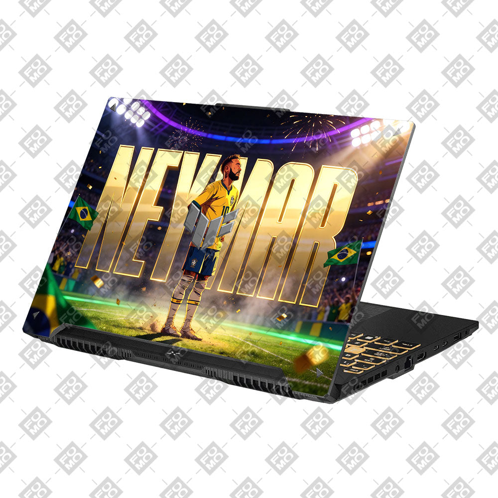Neymar Golden Aura Asus Gaming V16 V3607 Laptop Skin