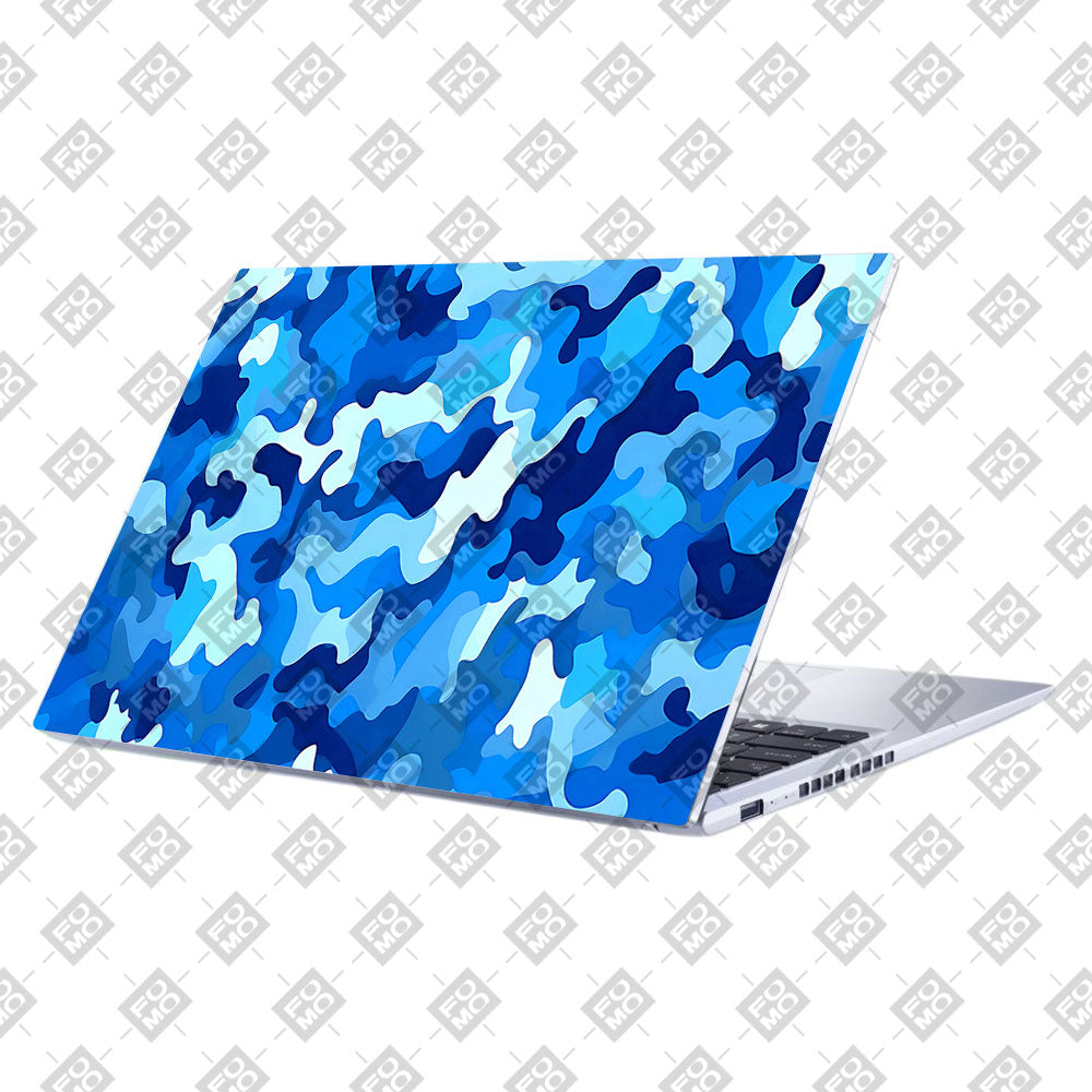 Arctic Blue Camo Pattern Asus Vivobook 15 X1502VA Laptop Skin