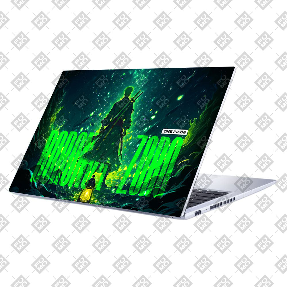 Green Anime Swordsman Asus Vivobook 15 X1502VA Laptop Skin
